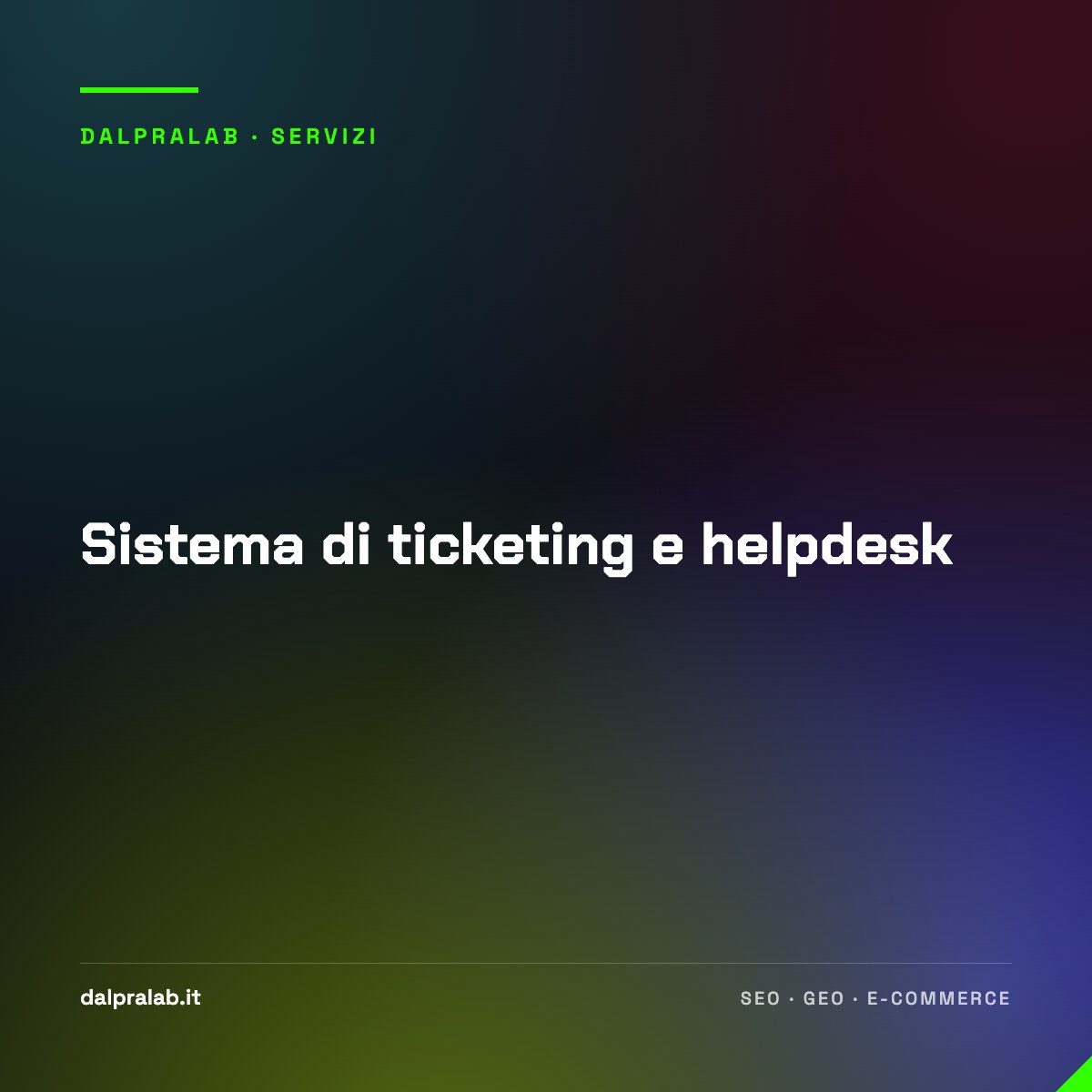 Sistema di ticketing e helpdesk