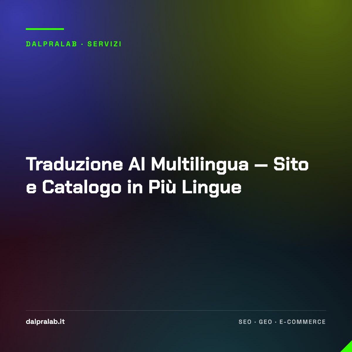 Traduzione AI Multilingua — Sito e Catalogo in Più Lingue