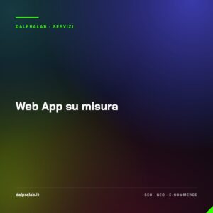 Web App su misura