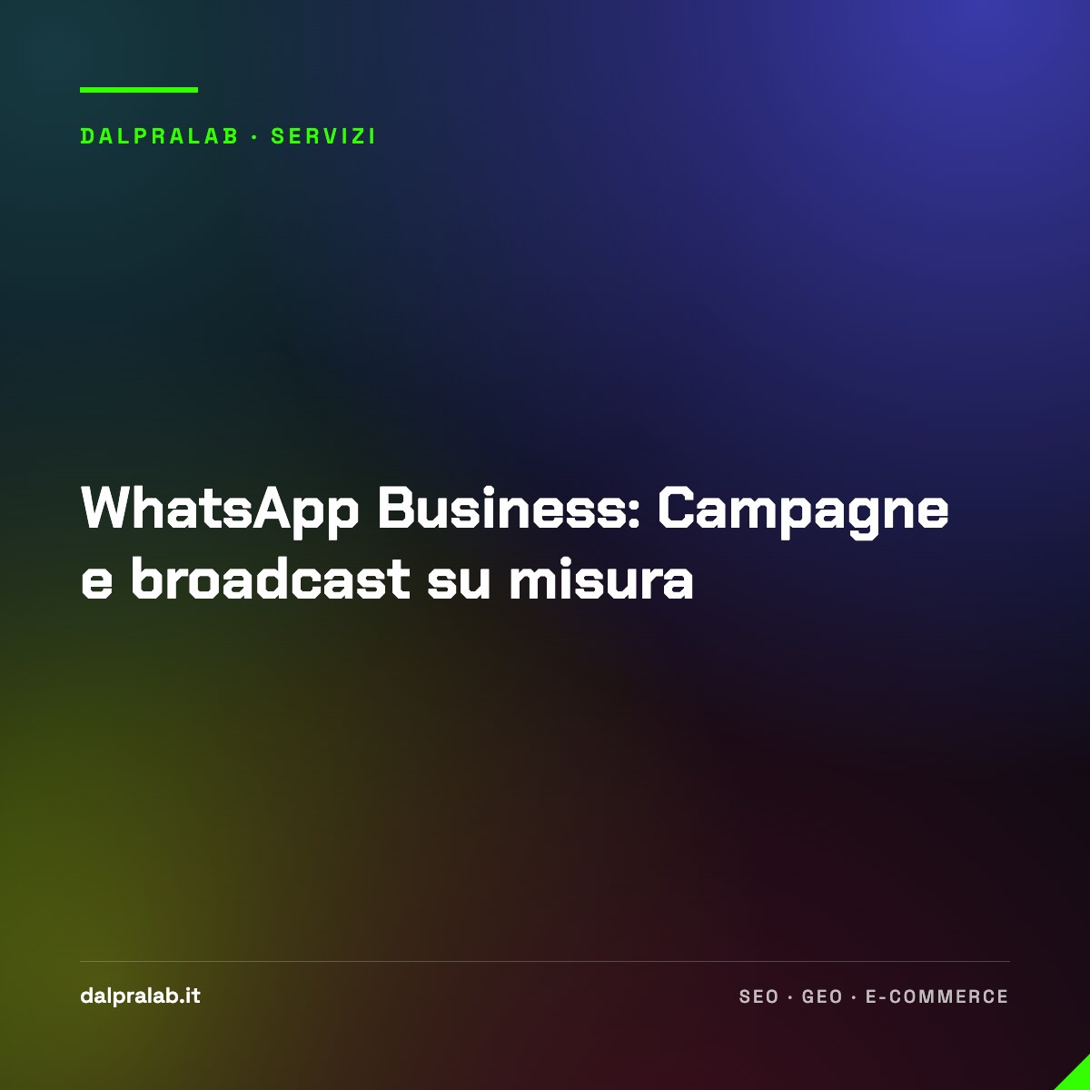 WhatsApp Business: Campagne e broadcast su misura